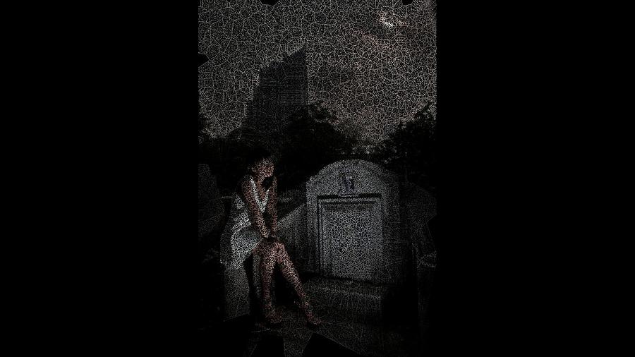 Dark Moon Digital Art by Stephane Poirier