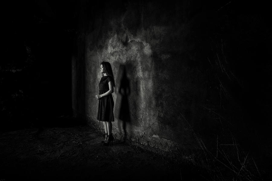 Fantasy Photograph - Dark Side Of Loneliness by Fadhel M Fajeri