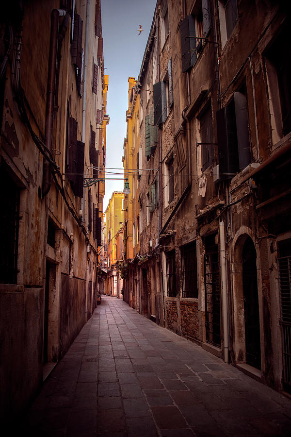 Dark Street of Venice Photograph by Svetlana Sewell - Fine Art America