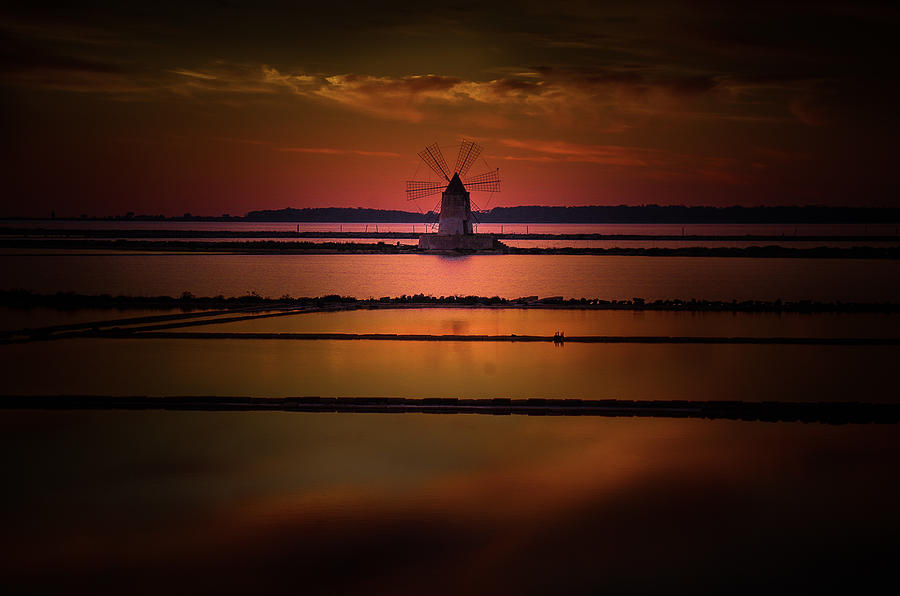 Dark Sunset Photograph by Alessandro Traverso