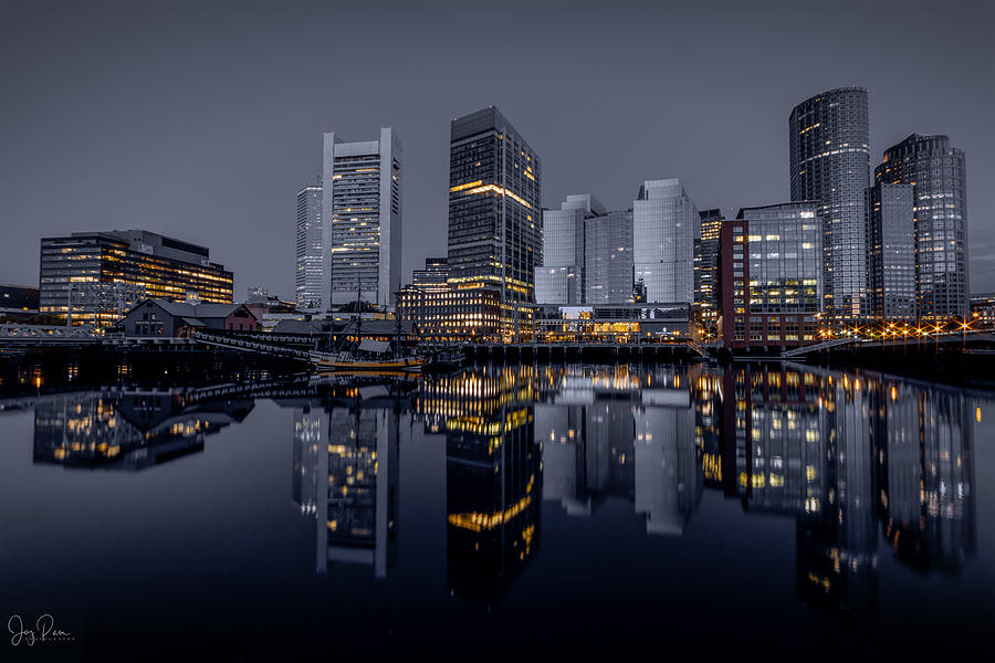 Dark Tone Of The City, Boston, Ma Photograph by Joy Pingwei Pan