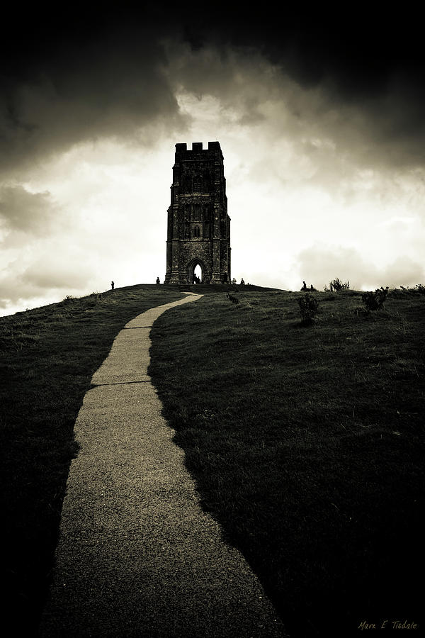 Dark Tor - Gothic Glastonbury Photograph by Mark E Tisdale