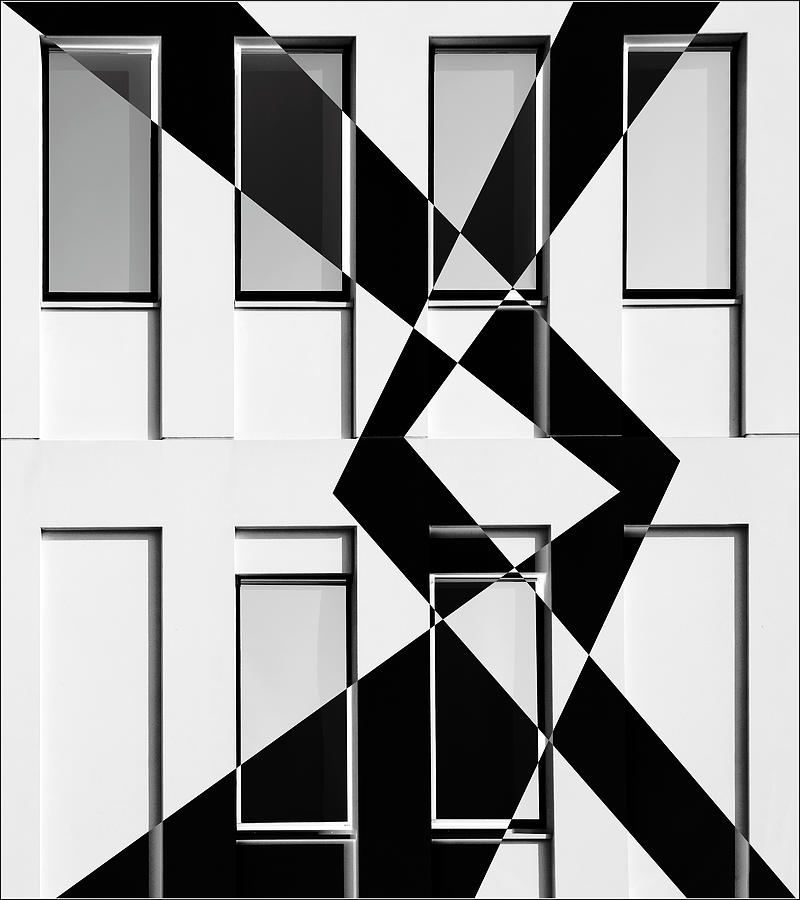 Fantasy Photograph - Darkened Windows by Gilbert Claes