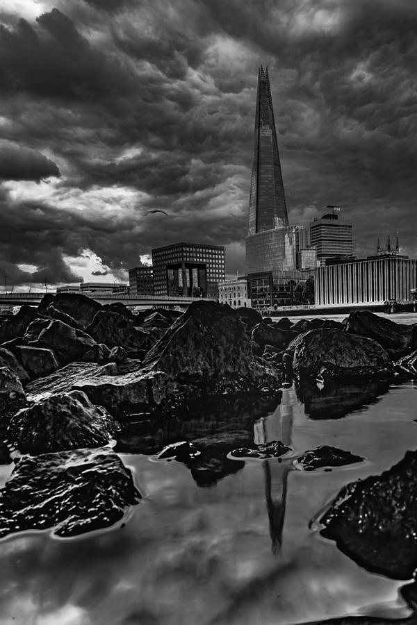 London Photograph - Darkness by Marian V Munteanu