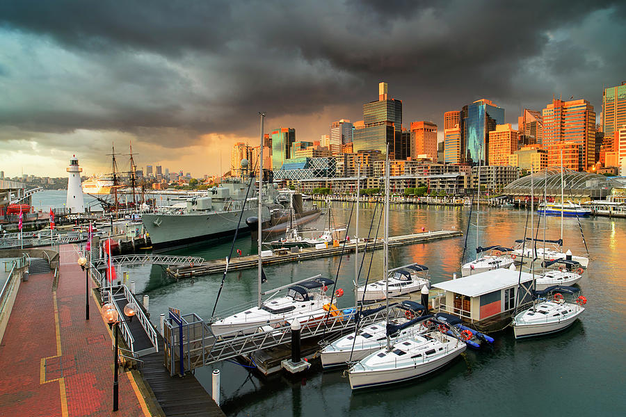 Darling Harbour, Sydney Photograph by Atomiczen