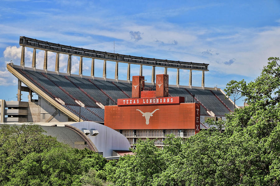 Darrell K Royal - Texas Memorial Stadium  - Austin T X Photograph by Allen Beatty