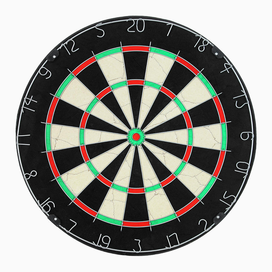 Dart Board Photograph by Michael Betts Dart Board Photograph by Michael Betts