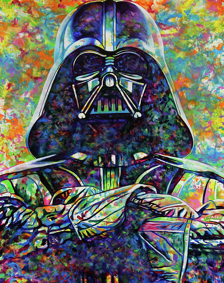 Star Wars Poster Darth Vader Abstract Poster Star Wars Wall Decor For ...