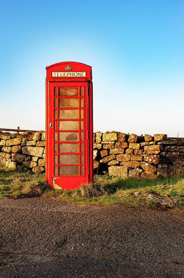 Dartmoor Phone Box Photograph by Helen Jackson