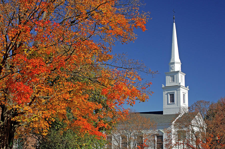 Dartmouth College Church, Nh Digital Art by Heeb Photos
