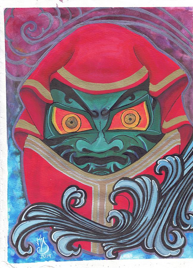 Daruma Doll Painting by Eric Nino - Fine Art America