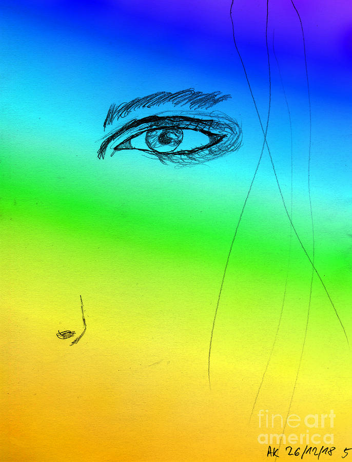Das Auge 2 18110 Drawing