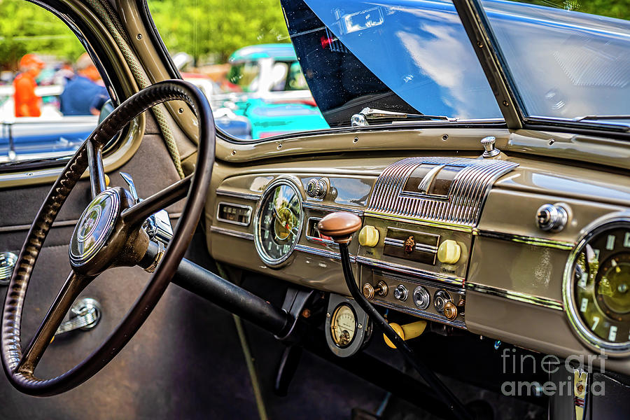 Dashboard and Floor Shift 8224T Photograph by Doug Berry | Fine Art America