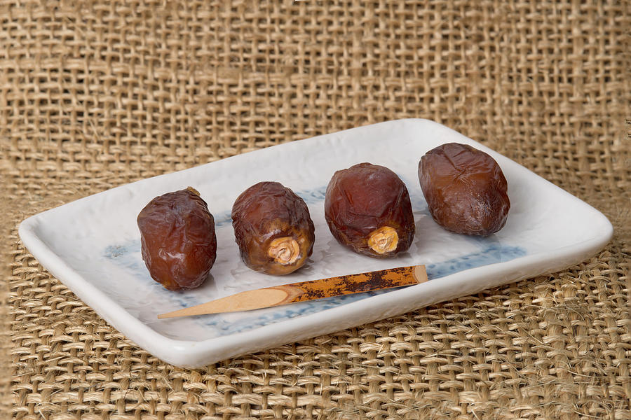 Dates On A Ceramic Plate Photograph by Paolo Negri Dates On A Ceramic Plate Photograph by Paolo Negri