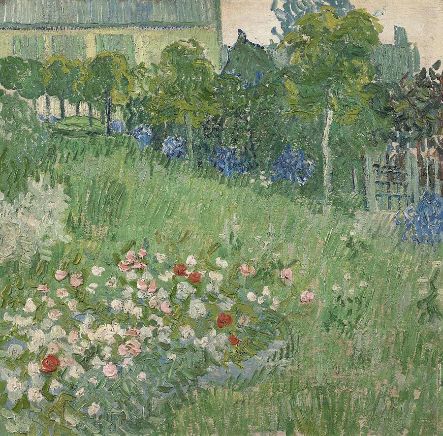 Daubignys Garden. Painting by Vincent van Gogh -1853-1890-