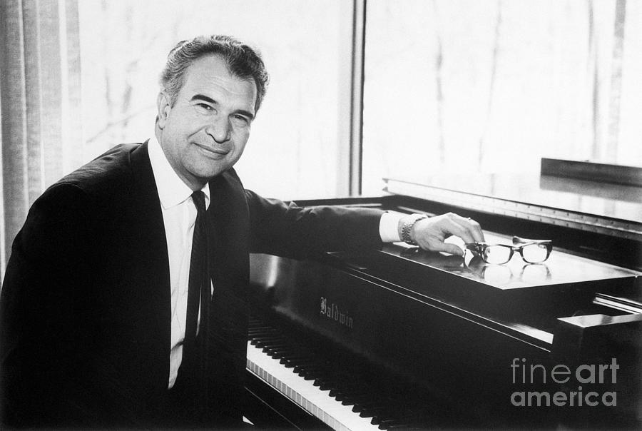 Dave Brubeck Seated At Piano Photograph by Bettmann
