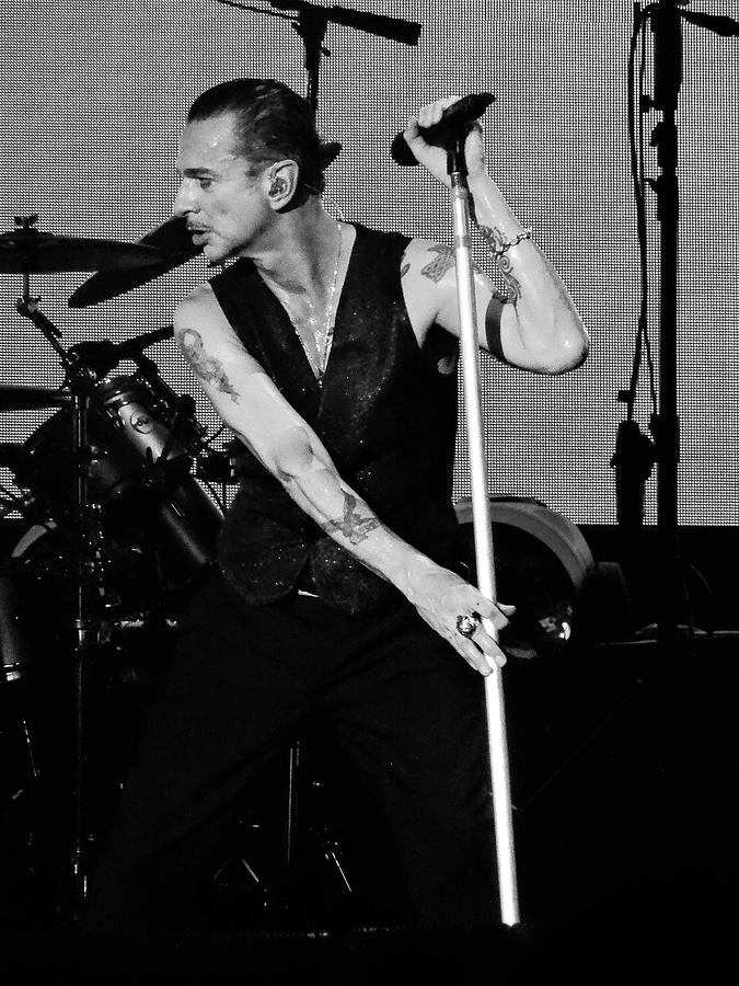 Depeche Mode Photograph - Dave Gahan, Austin TX by John Hardin