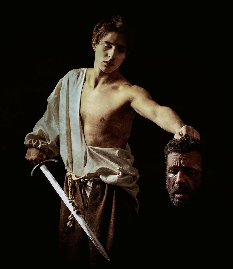 Conceptual Photograph - David And Goliath by Mario Lotzin / Uwe Friessner