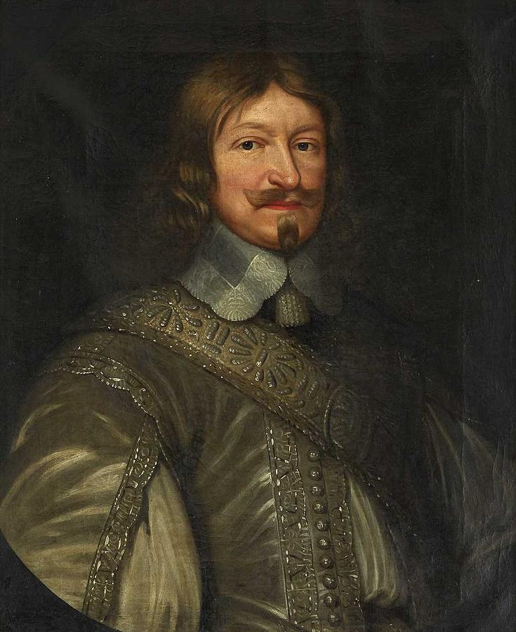 DAVID BECK his successor, around 1700 Portrait representing Marshal ...