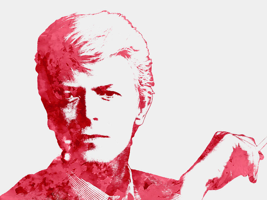 David Bowie 1c Mixed Media by Brian Reaves