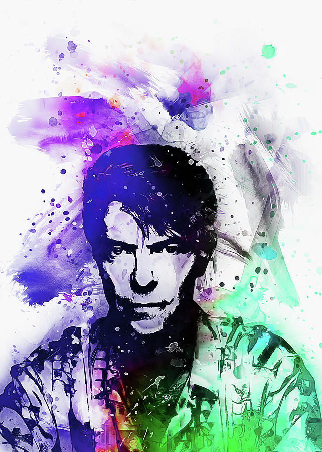 David Bowie  Art Digital Art by Ian Mitchell