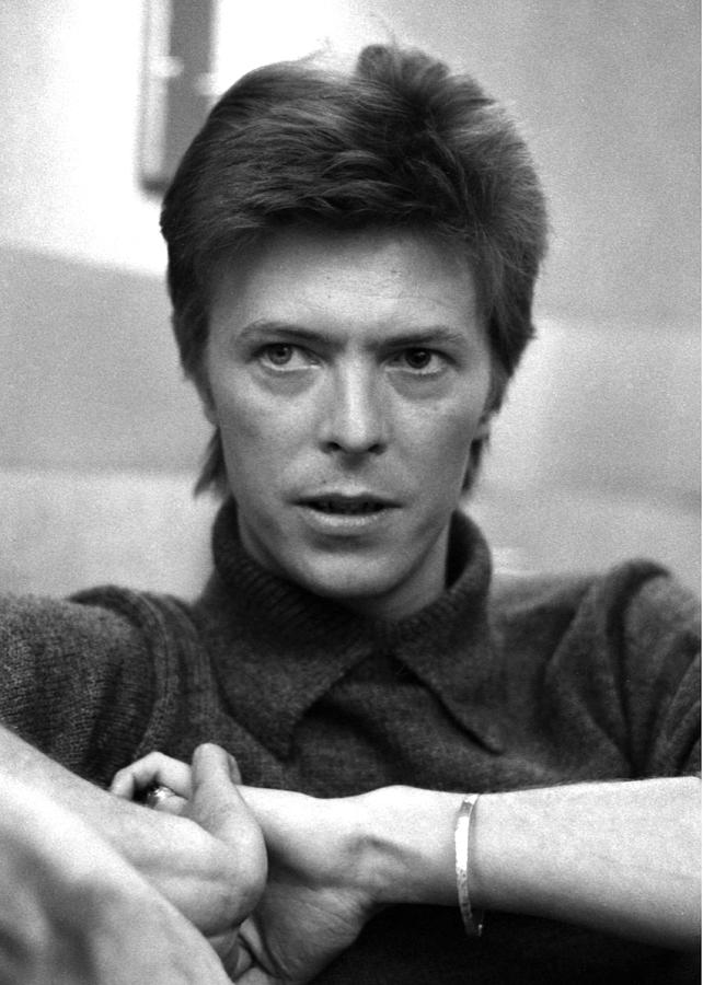 David Bowie During Interview At The Photograph by New York Daily News Archive