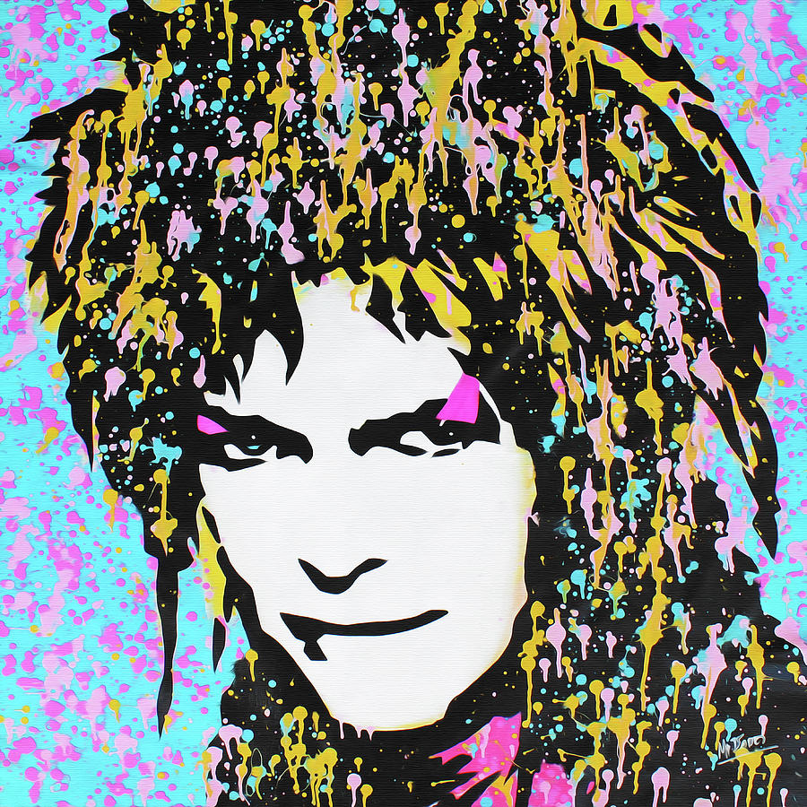 David Bowie Painting - David Bowie - The Goblin King by Mr Babes