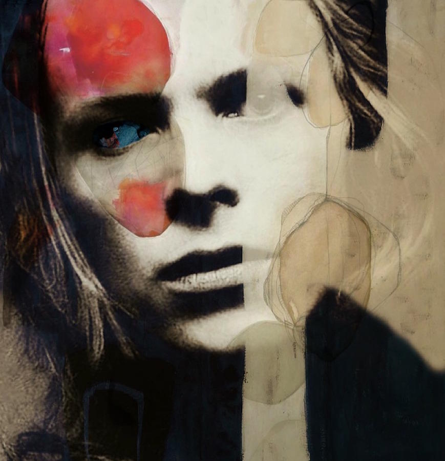 David Bowie Mixed Media - David Bowie - This Is Not America  by Paul Lovering