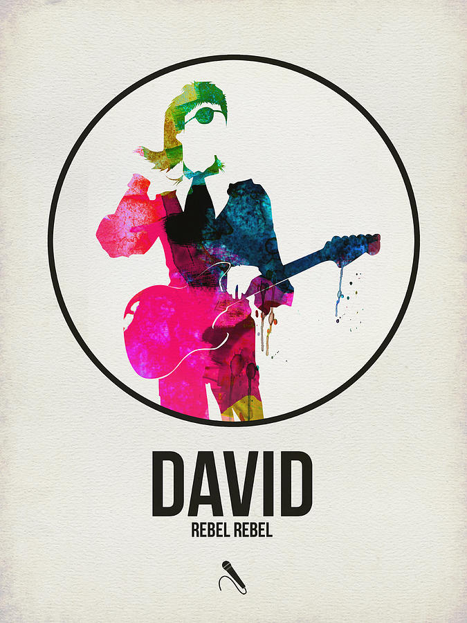 David Bowie Digital Art - David Bowie Watercolor by Naxart Studio David Bowie Digital Art - David Bowie Watercolor by Naxart Studio
