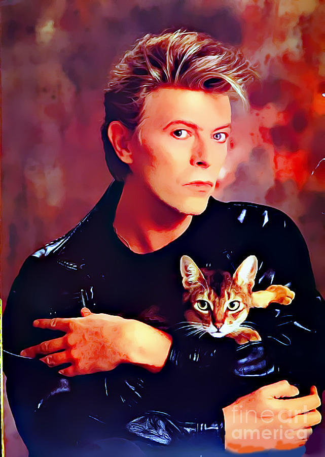 david bowie cat shirt