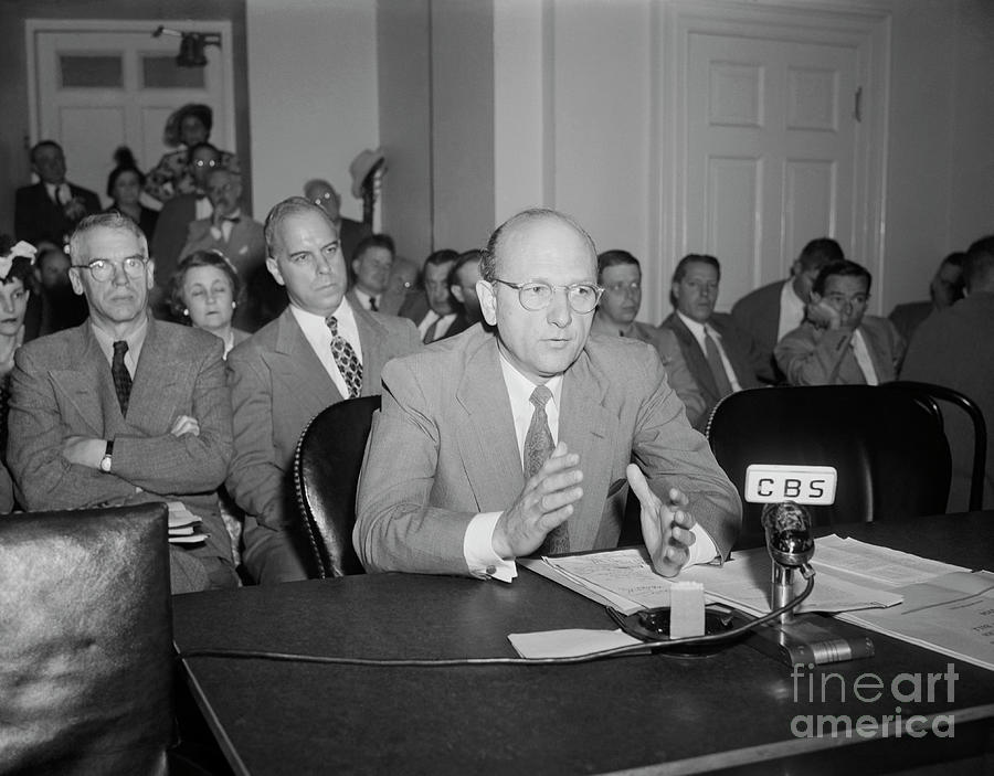 David E. Lilienthal Addressing Congress Photograph by Bettmann David E. Lilienthal Addressing Congress Photograph by Bettmann