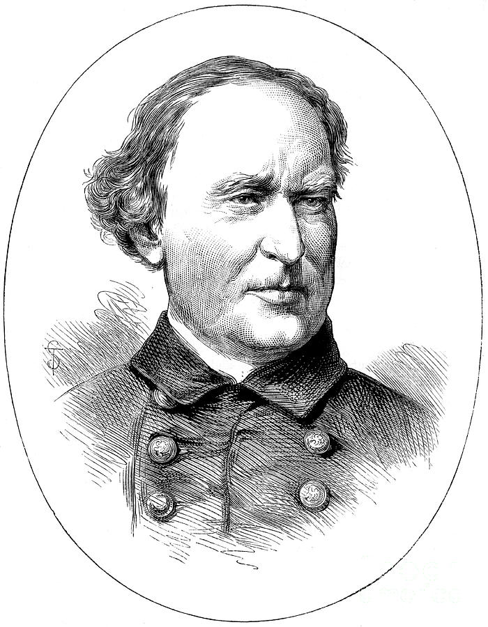 David Farragut, Union Naval Officer Drawing by Print Collector