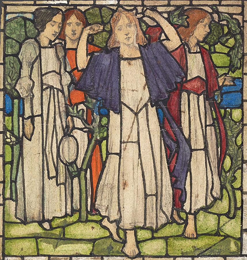 David Gauld, The Procession Of Saint Agnes 2 Painting