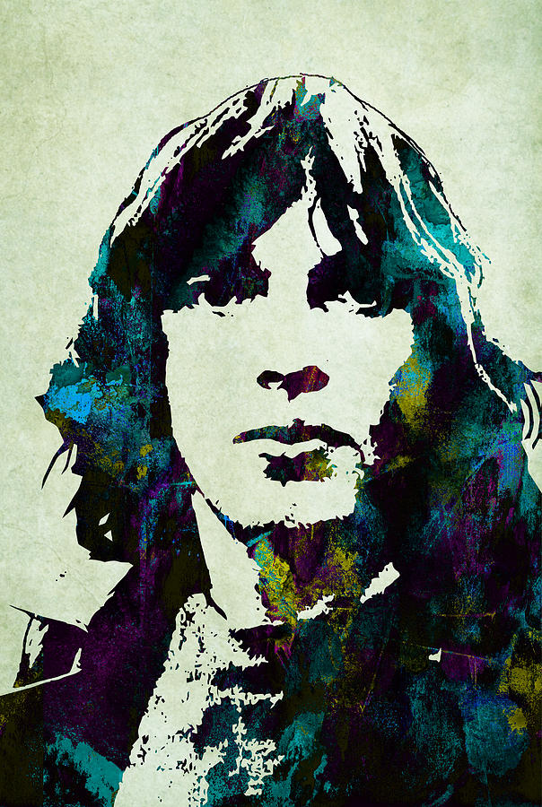 David Gilmour. Pink Floyd. Digital Art by David Gilmour