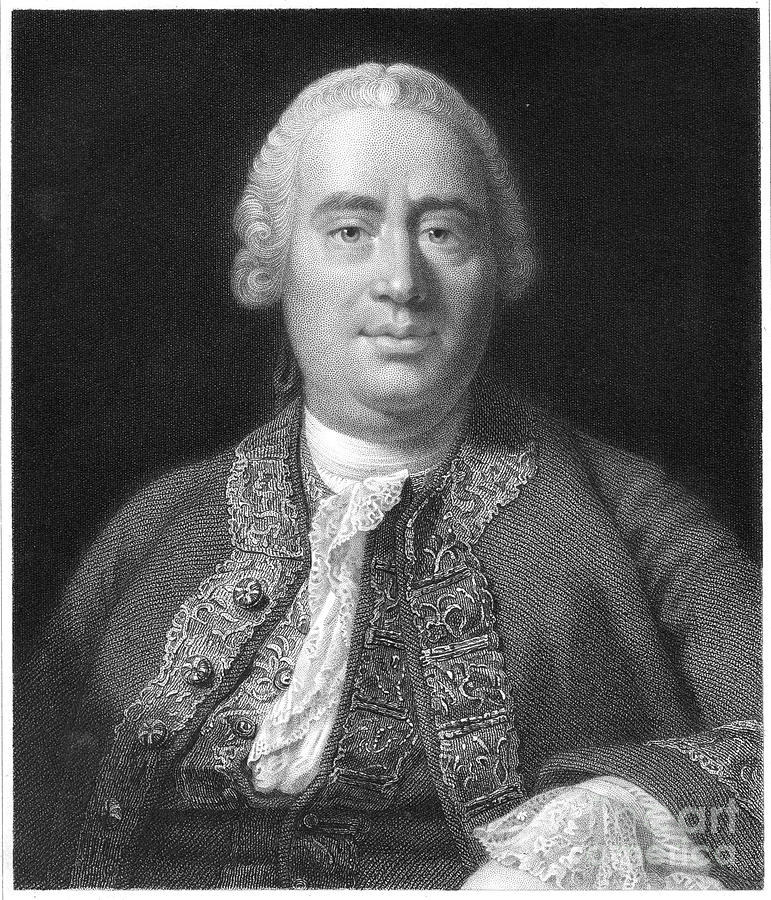 David Hume, Scottish Philosopher Drawing by Print Collector