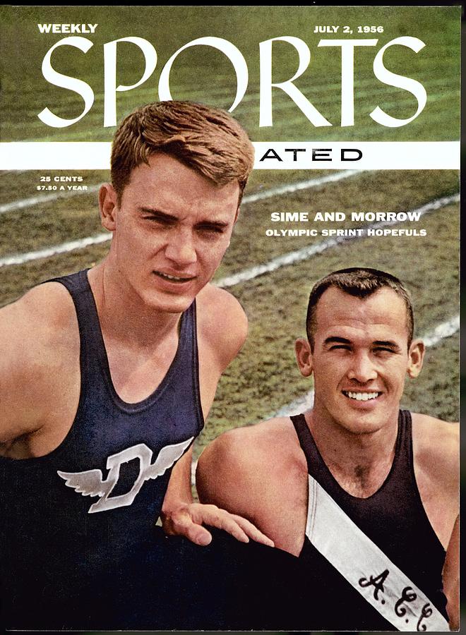 David Sime And Bobby Morrow, 1956 Drake Relays Sports Illustrated Cover Photograph by Sports Illustrated