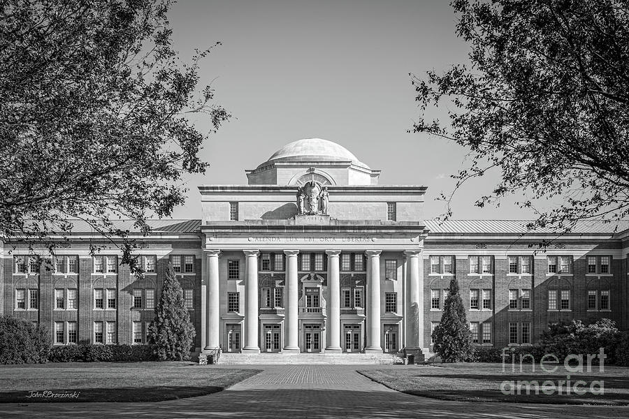 Davidson College Chambers Building Photograph by University Icons