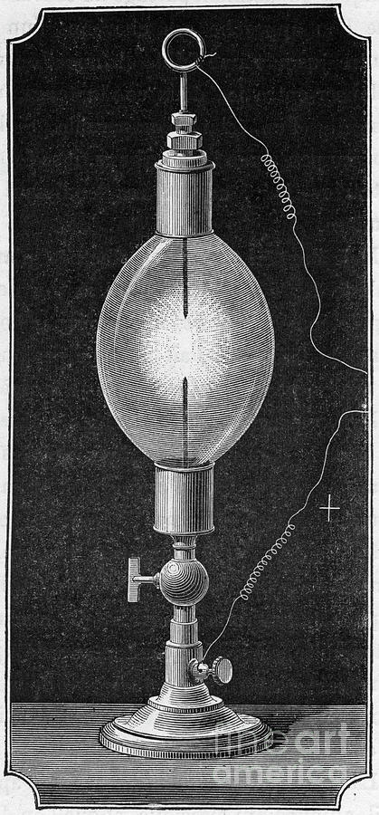 Davys Electric Egg, 1883 Drawing by Print Collector
