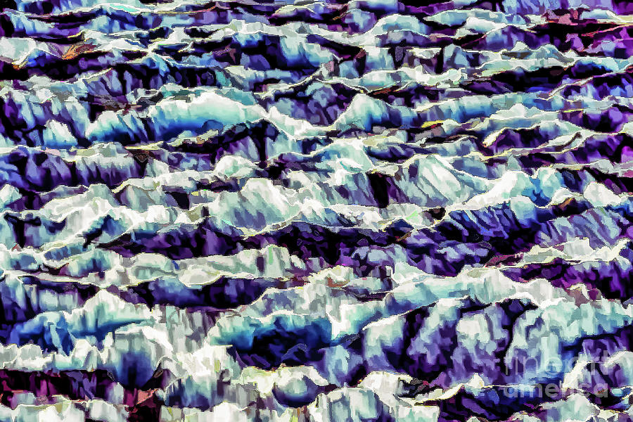 Dawes Glacier Abstract Photograph by Stefan H Unger