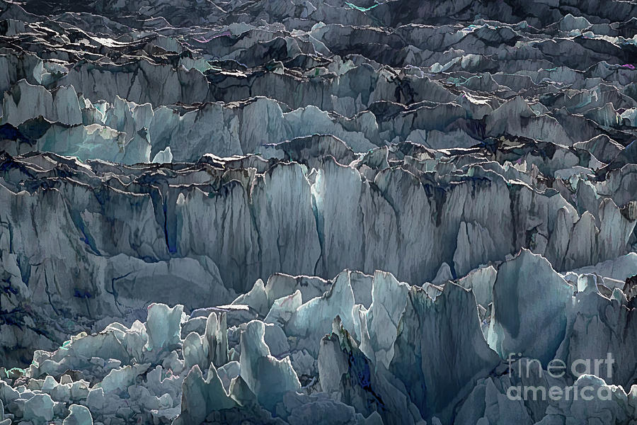 Dawes Glacier Face 2 Photograph by Stefan H Unger