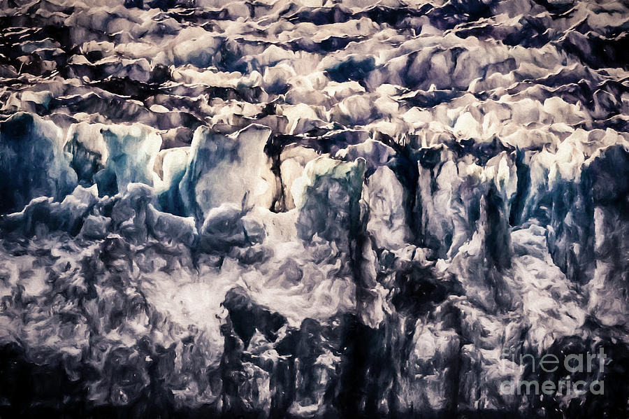 Dawes Glacier Face Photograph by Stefan H Unger
