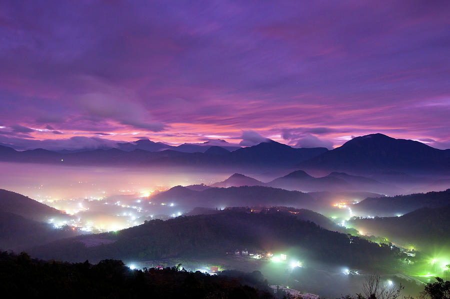 Dawn At Taiwan Photograph by Jun