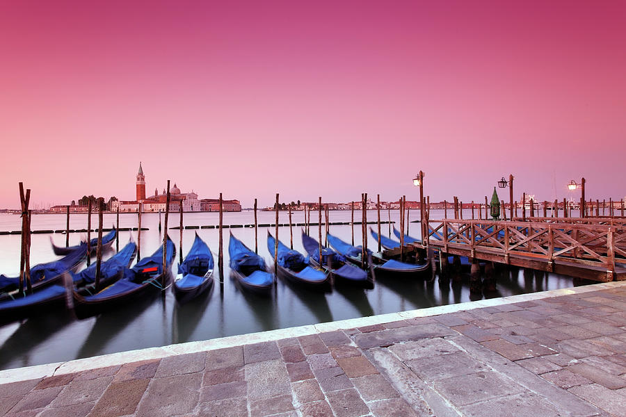 Dawn At The Venetian Lagoon Photograph by Mammuth