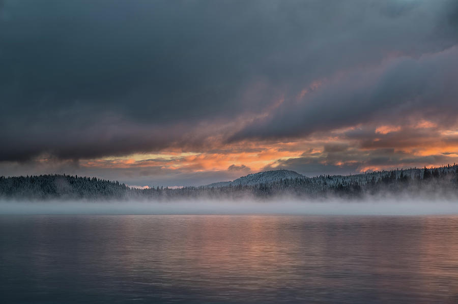 Dawn Break at Diamond Lake Photograph by Greg Nyquist