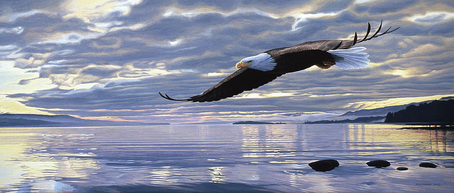 Dawn Flight Painting by Ron Parker