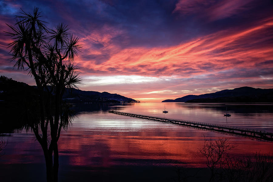 Dawn, Governors Bay - Christchurch Photograph by Robert Green - Fine ...