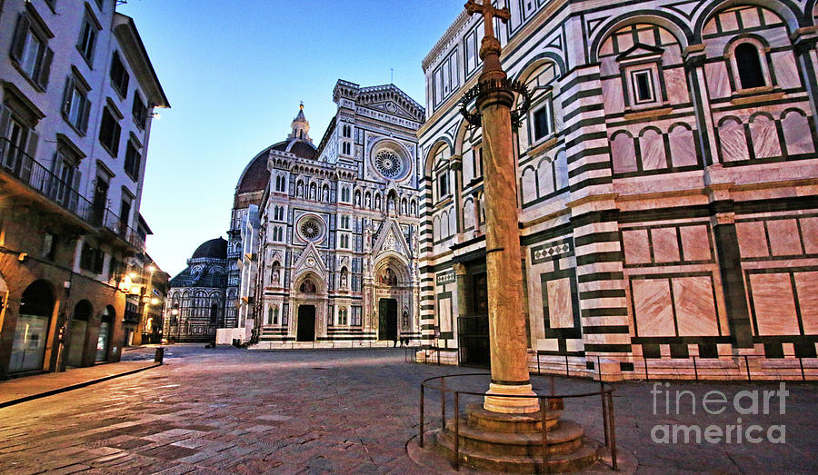 Dawn in Florence 9989 Photograph by Jack Schultz