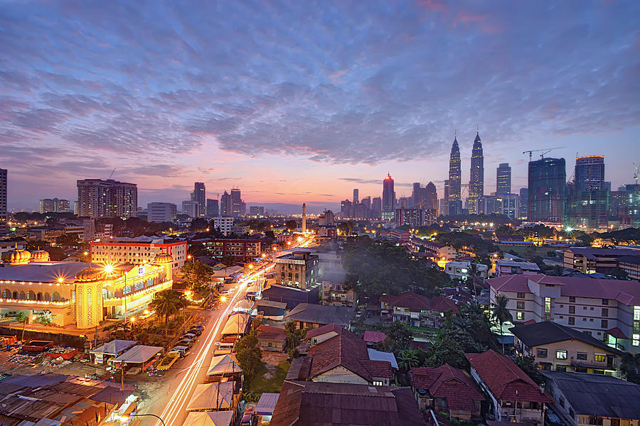 Dawn In Kuala Lumpur Photograph by Tuah Roslan Dawn In Kuala Lumpur Photograph by Tuah Roslan