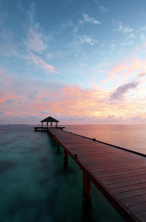 Dawn In The Maldives Photograph by Simonbradfield