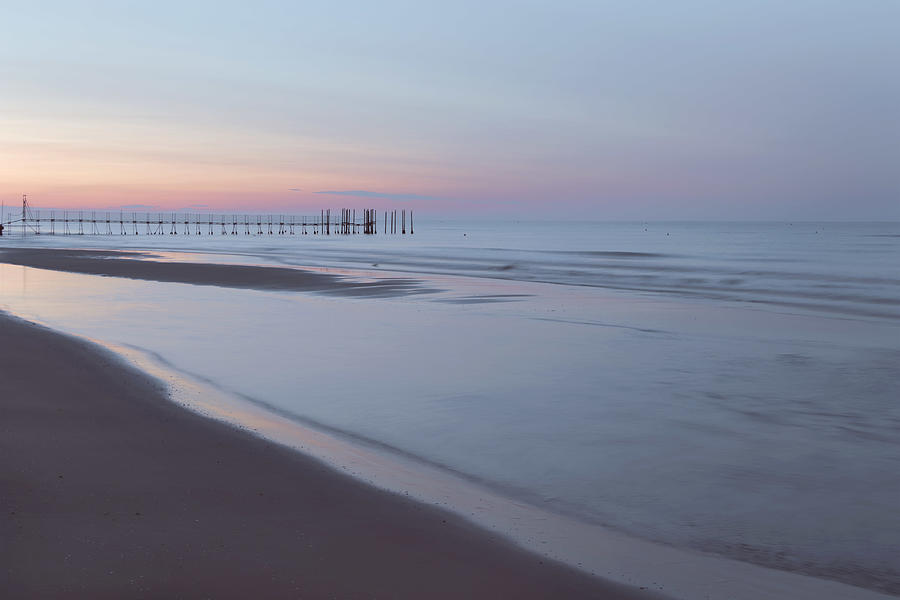Beach Photograph - Dawn In Winter by Emanuela Sol